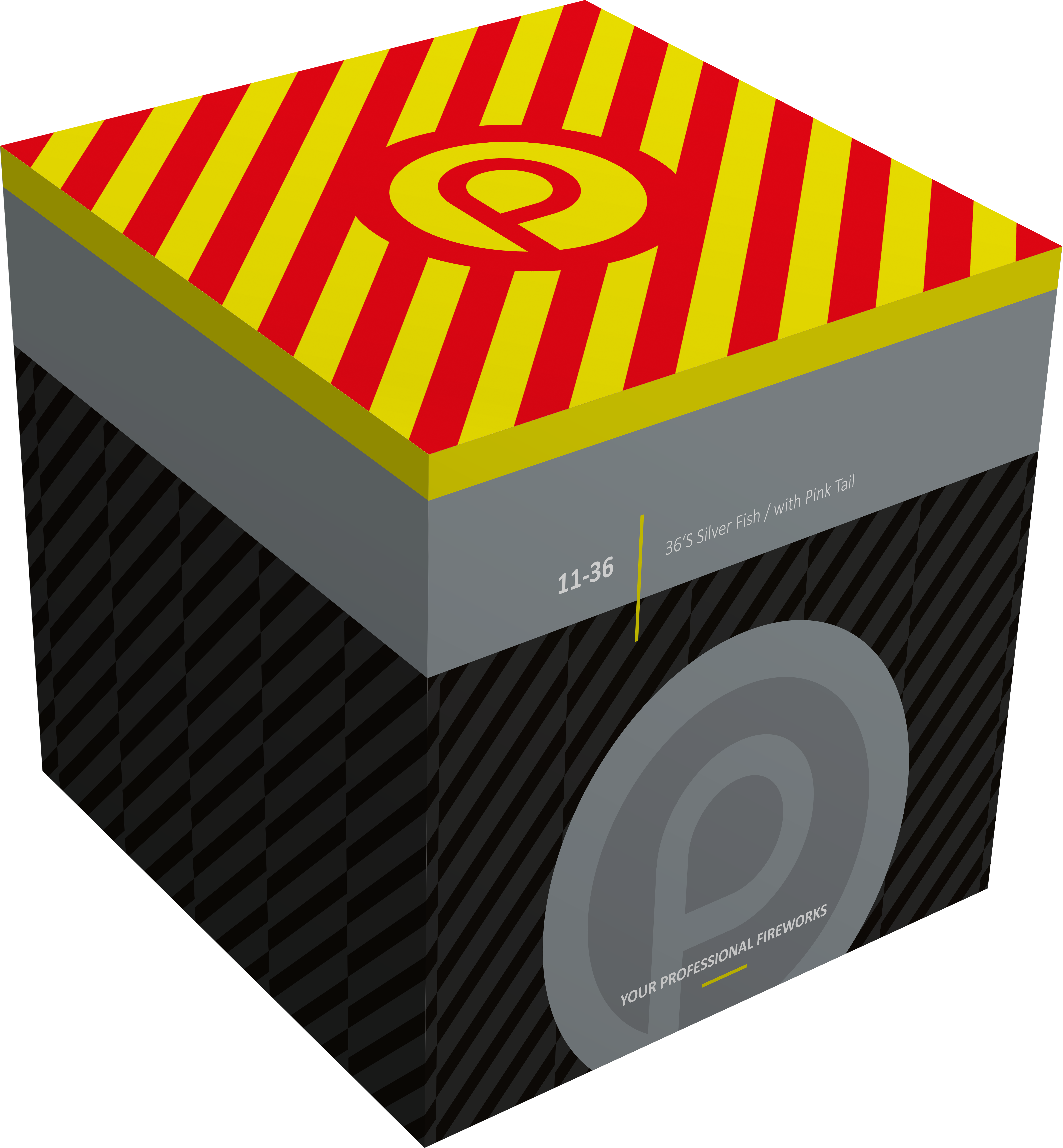 Silver Fish / With Pink Tail