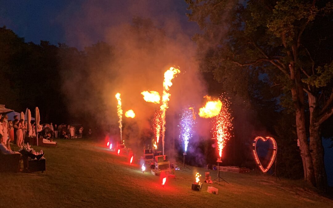 Flammenshow Hochzeit Steinsee 08.06.2019