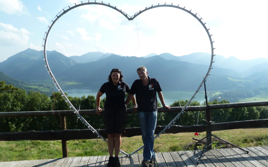 Hochzeitsfeuerwerk Schliersbergalm 20.08.2011