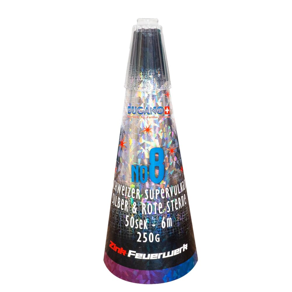 No. 8 Vulkan & rote Sterne